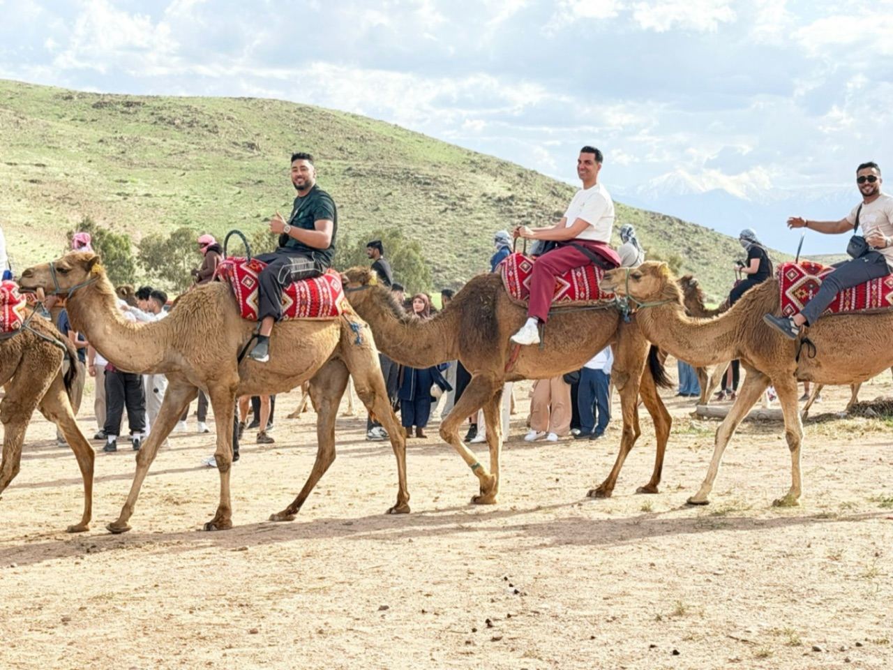 Camel ride in Marrakech