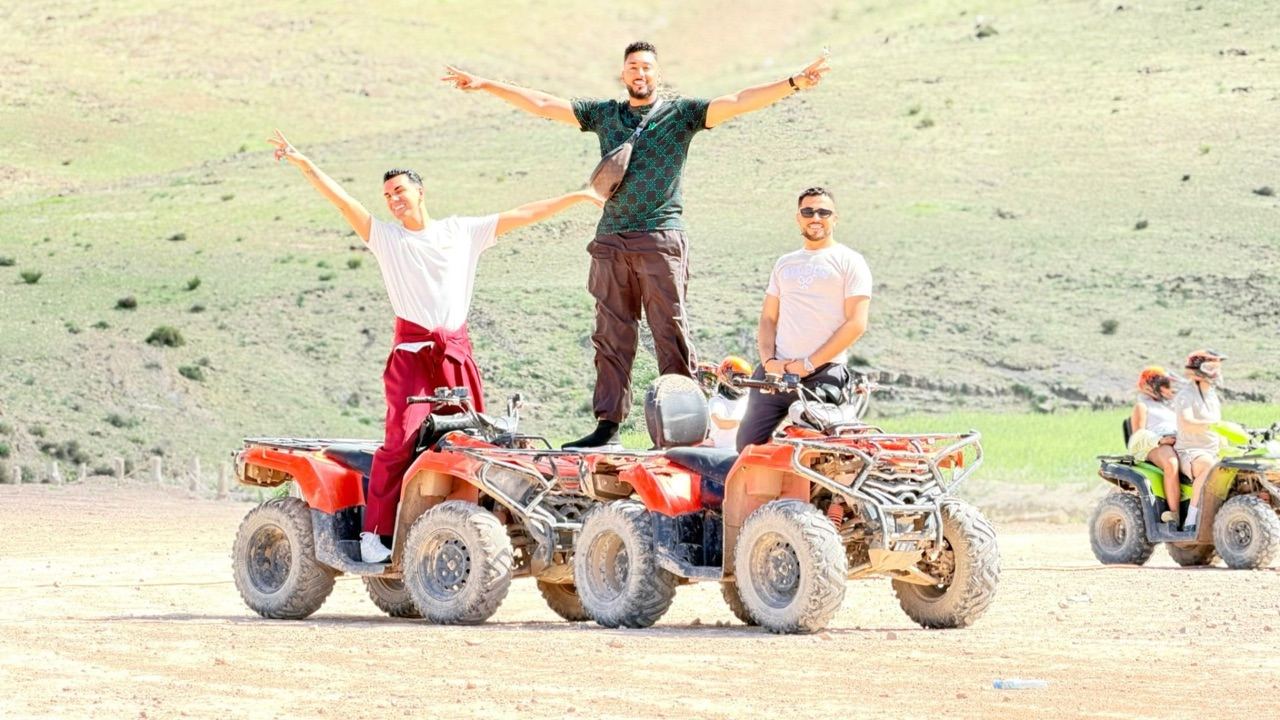 Quad biking